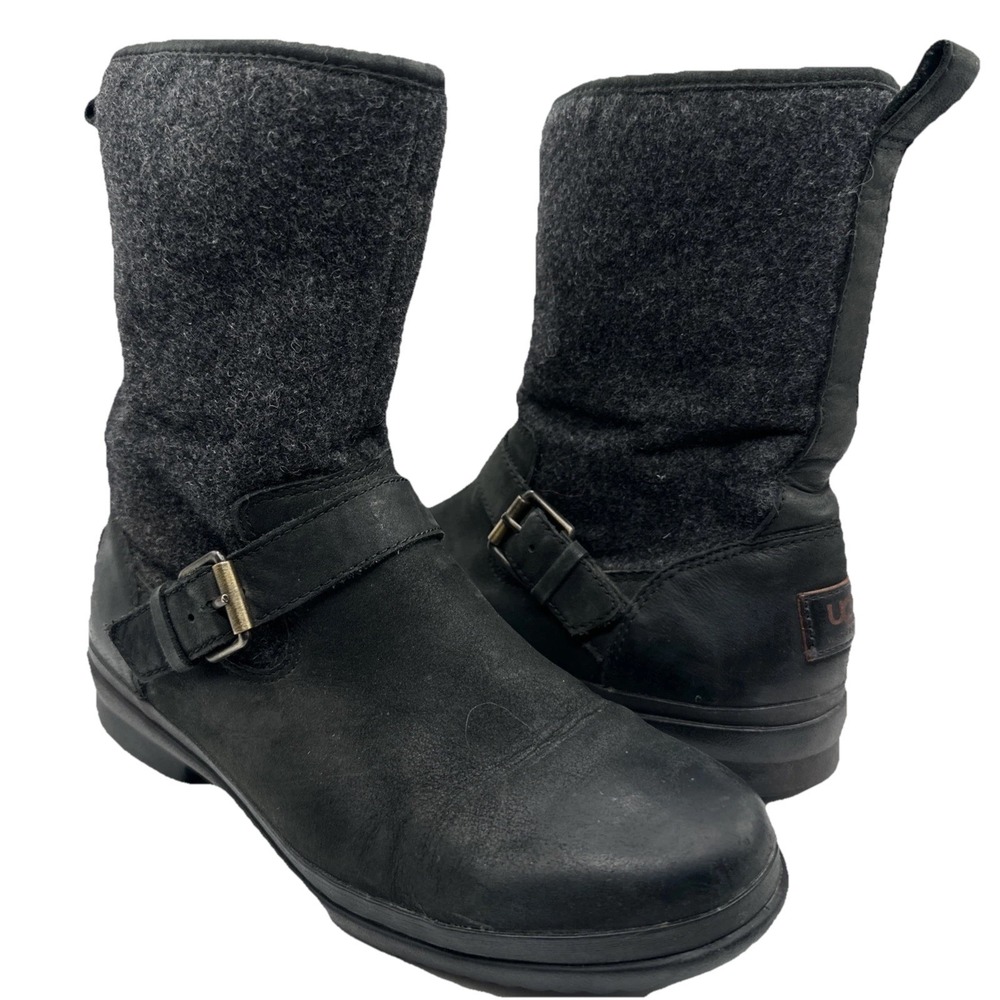 UGG Womens Robbie Boot Black‎ Size 7